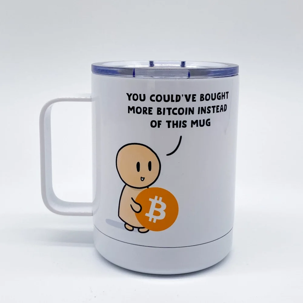 THE LITTLE HODLER ENAMEL MUG