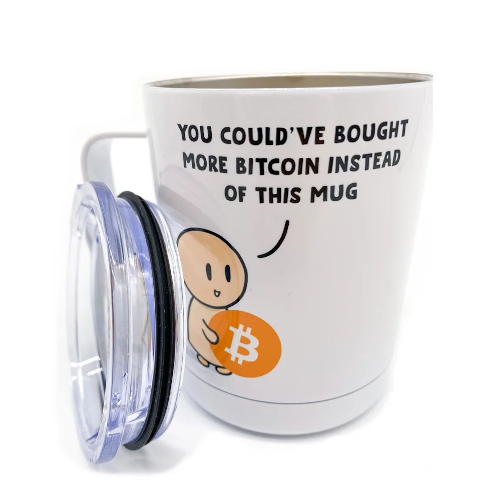 THE LITTLE HODLER ENAMEL MUG