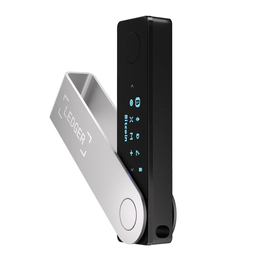 LEDGER NANO X CRYPTO HARDWARE WALLET (MATTE BLACK)