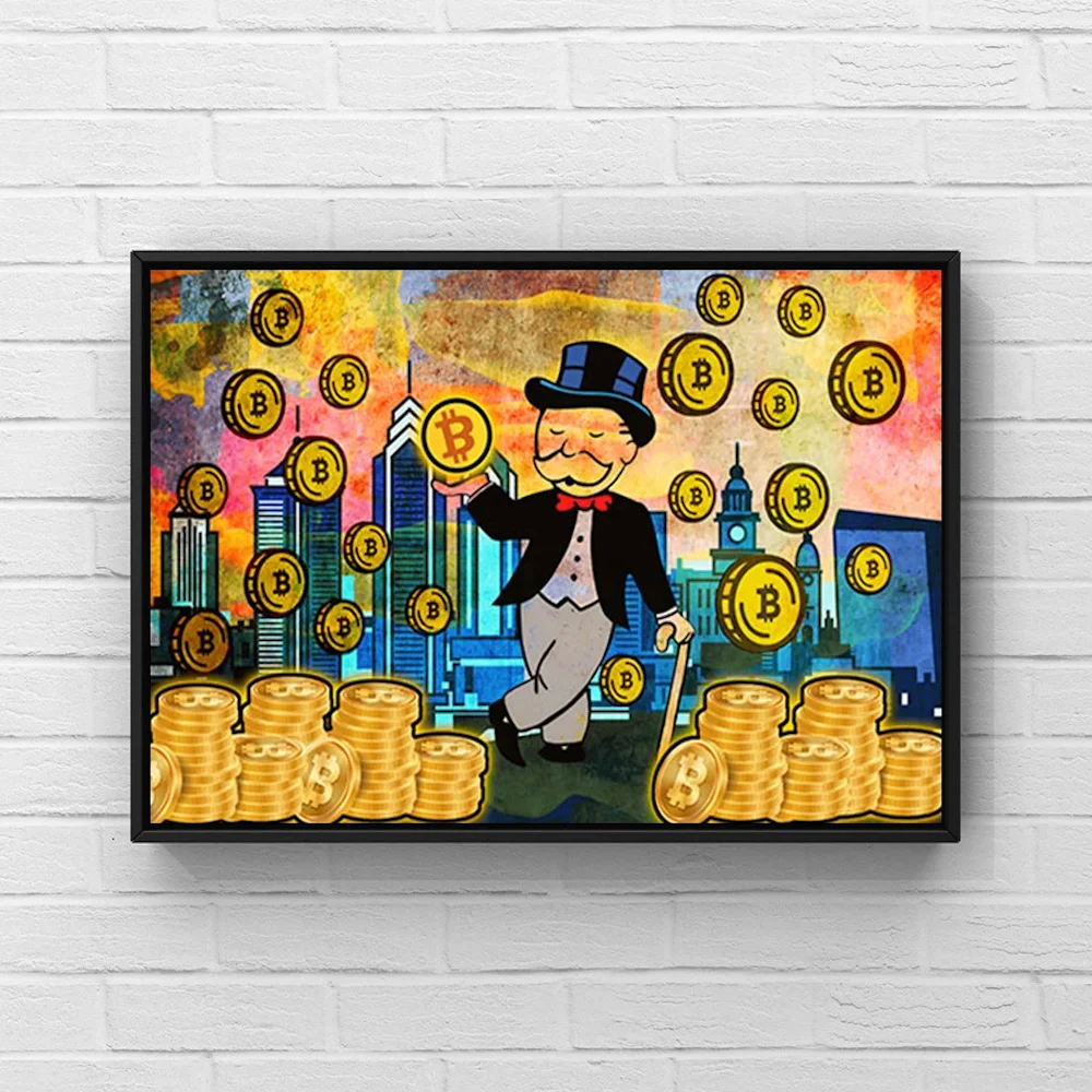 BITCOIN ALEC MONOPOLY ΠΟΣΤΕΡ 50X70