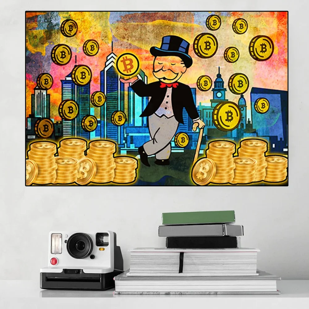 BITCOIN ALEC MONOPOLY ΠΟΣΤΕΡ 50X70