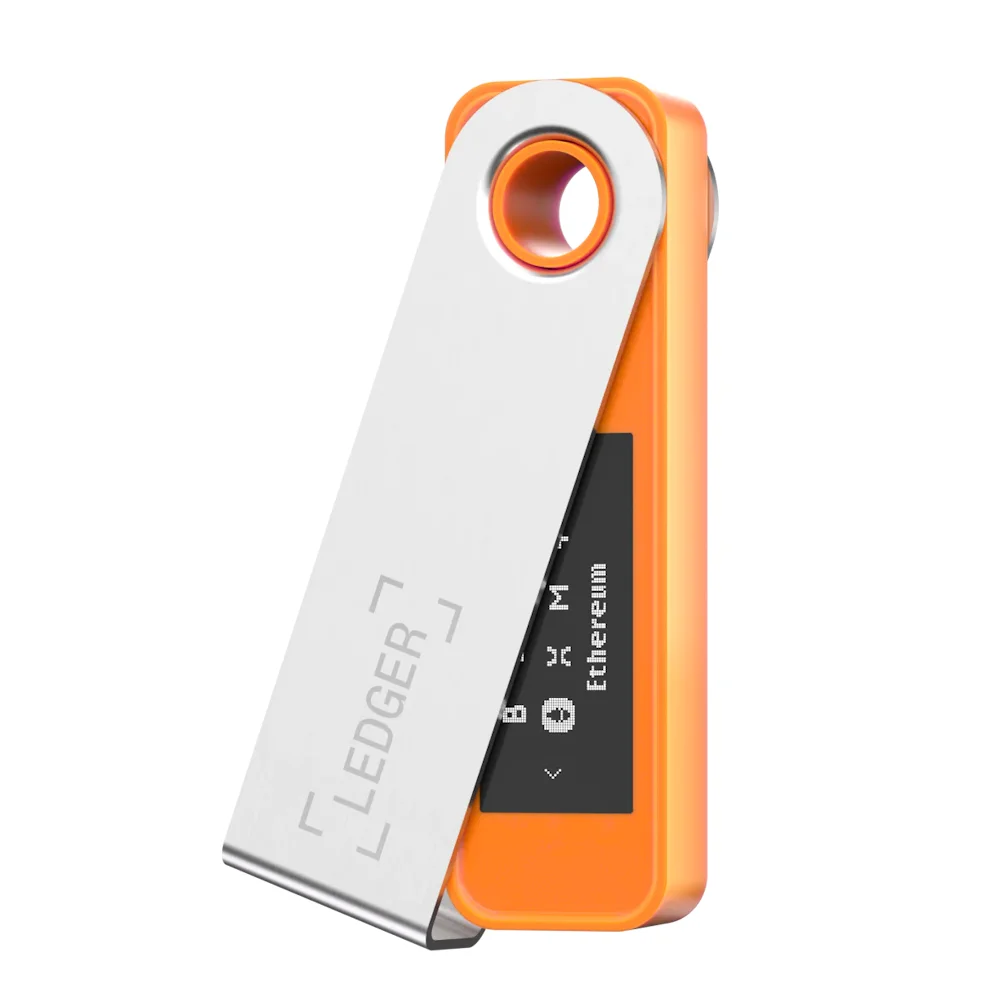 LEDGER NANO S PLUS CRYPTO HARDWARE WALLET (BTC ORANGE)