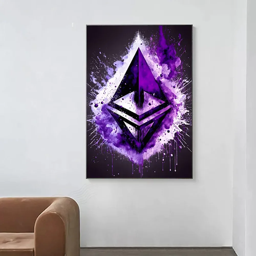 ETHEREUM ΤΕΧΝΗ ΝΕΡΟΜΠΟΓΙΑΣ ΣΕ ΠΟΣΤΕΡ ΜΩΒ 50X70