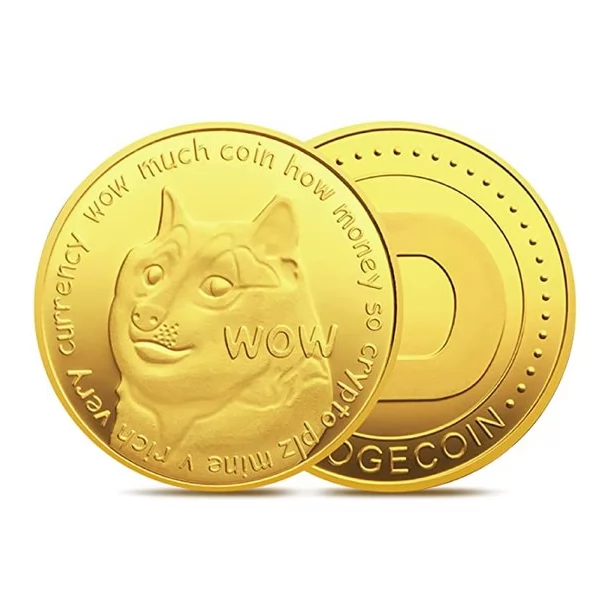 DOGECOIN ΧΡΥΣΟ ΜΕΤΑΛΛΙΚΟ ΝΟΜΙΣΜΑ